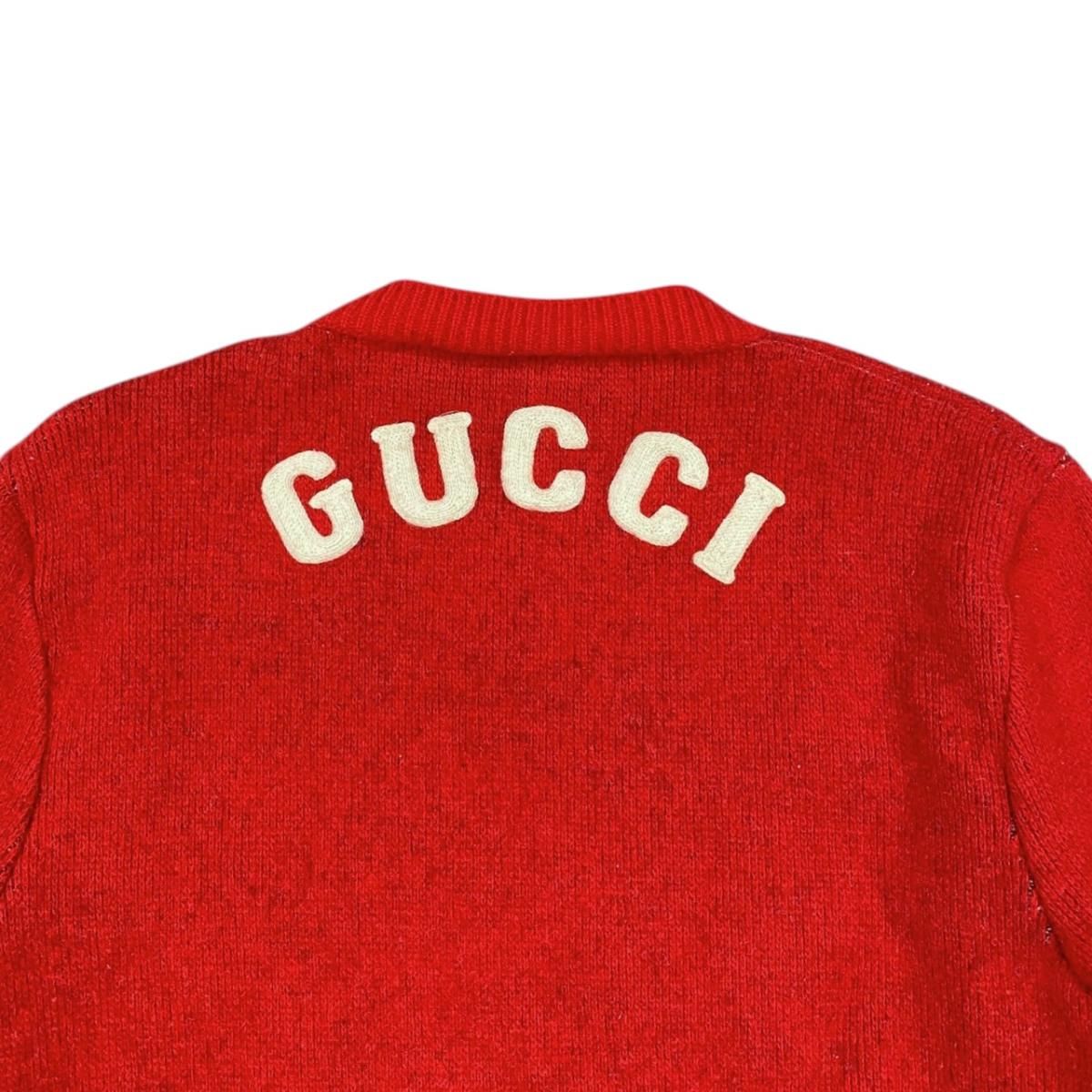 Gucci Disney Collaboration Sweater Three Little Pigs Knit Wool Logo S — view 5