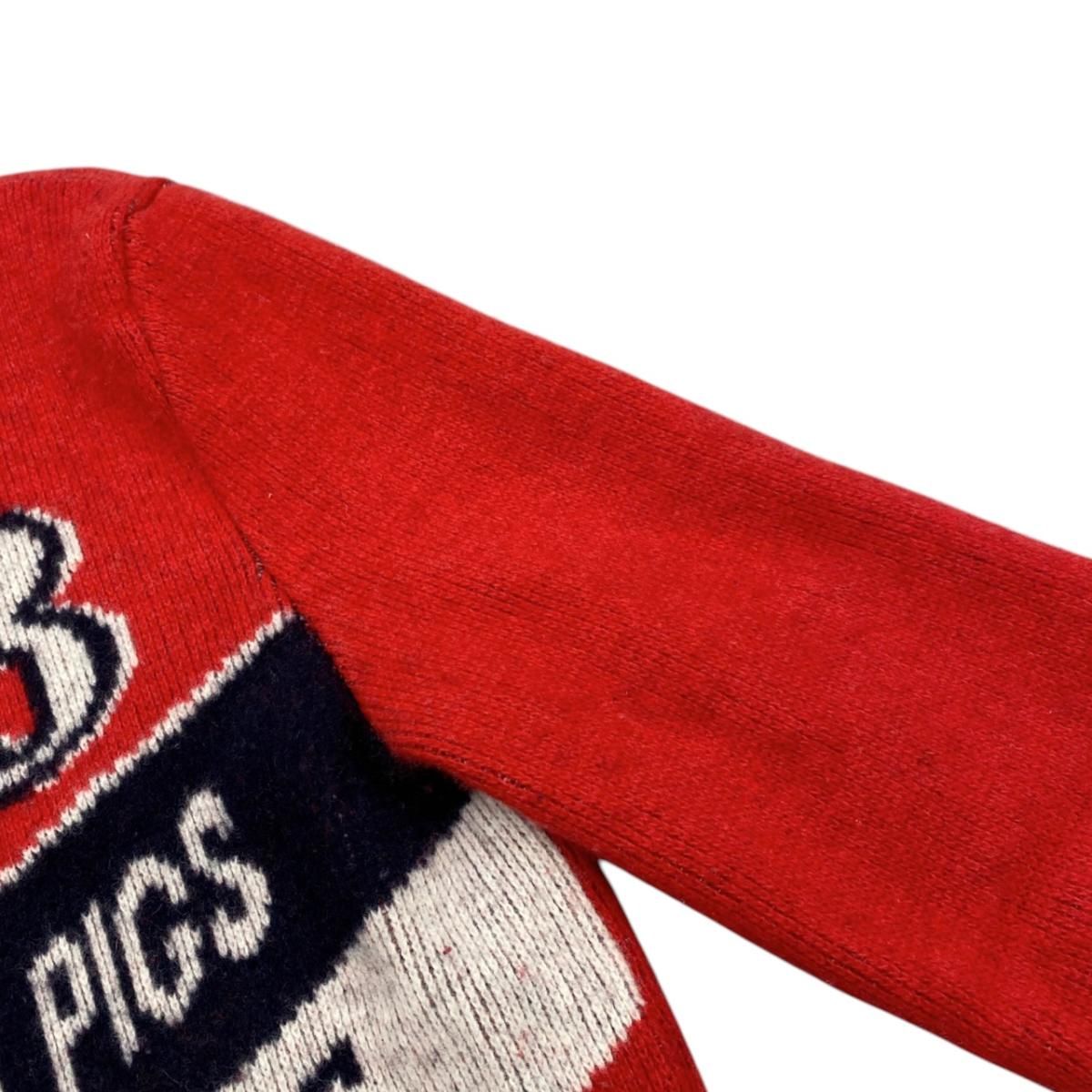 Gucci Disney Collaboration Sweater Three Little Pigs Knit Wool Logo S — view 8