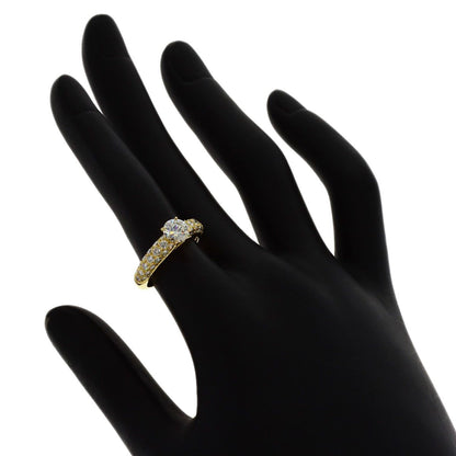 Van Cleef & Arpels Diamond Pave Ring 18k Yellow Gold — view 6