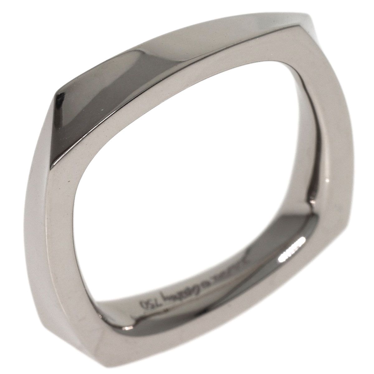 Tiffany & Co Frank Gehry Torque Narrow Ring 18k White Gold — view 2