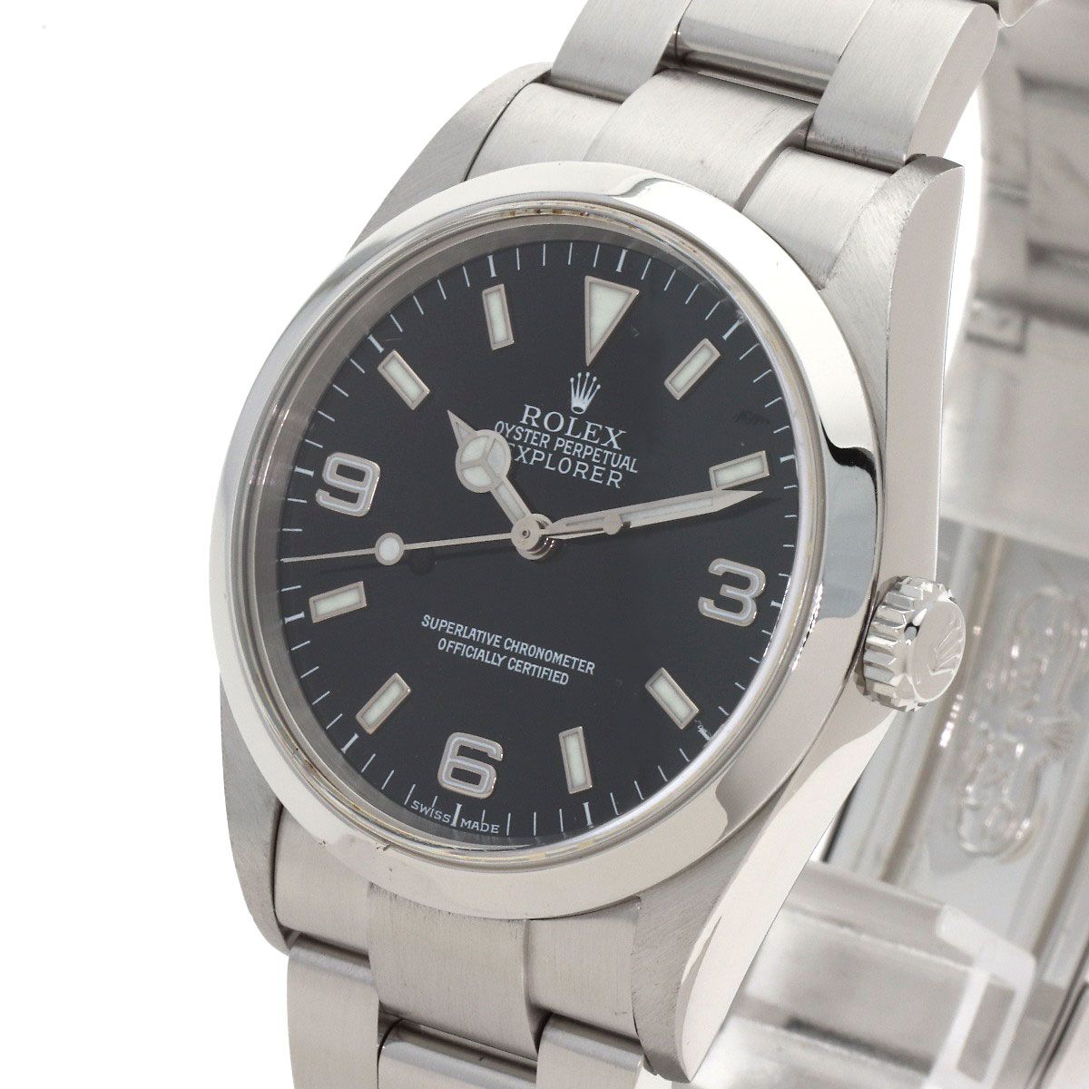 Rolex Explorer 1 Watch SS — view 3