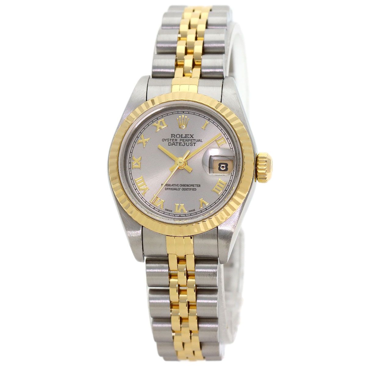 Rolex Datejust Watch SS Yellow Gold 18k
