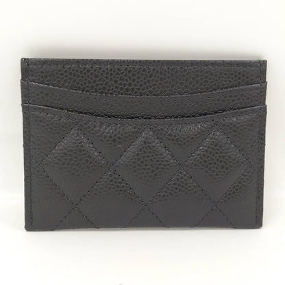 Chanel Classic Card Case Caviar Leather Black — view 2