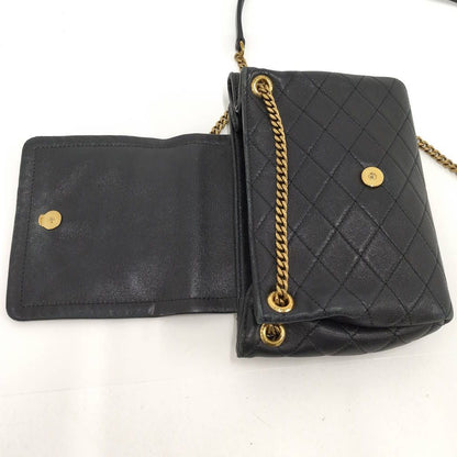 Saint Laurent Nolita Mini Chain Shoulder Bag Leather Black Gold — view 8