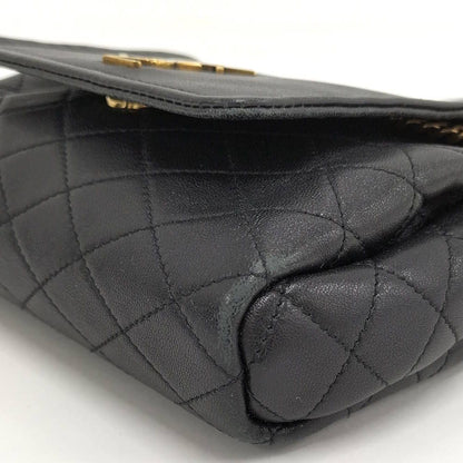 Saint Laurent Nolita Mini Chain Shoulder Bag Leather Black Gold — view 3