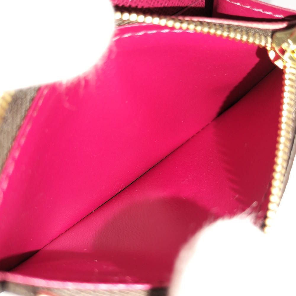 Louis Vuitton Porte Monnaie Rosalie Coin Purse Monogram Fuchsia — view 8