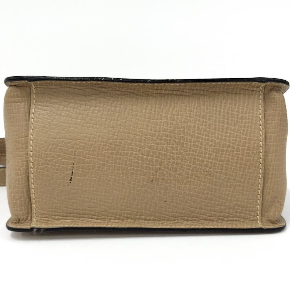Loewe Shoulder Bag Leather Beige — view 7