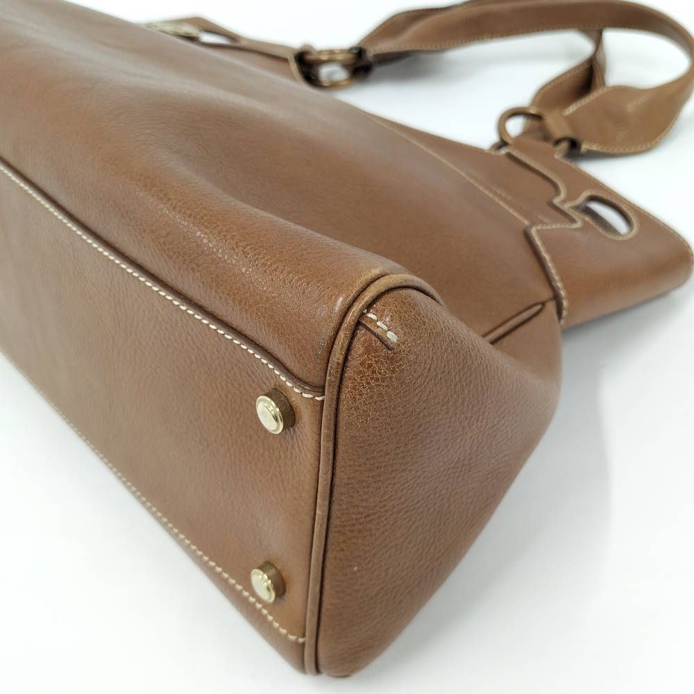 Cartier Marcello Handbag Leather Brown — view 3