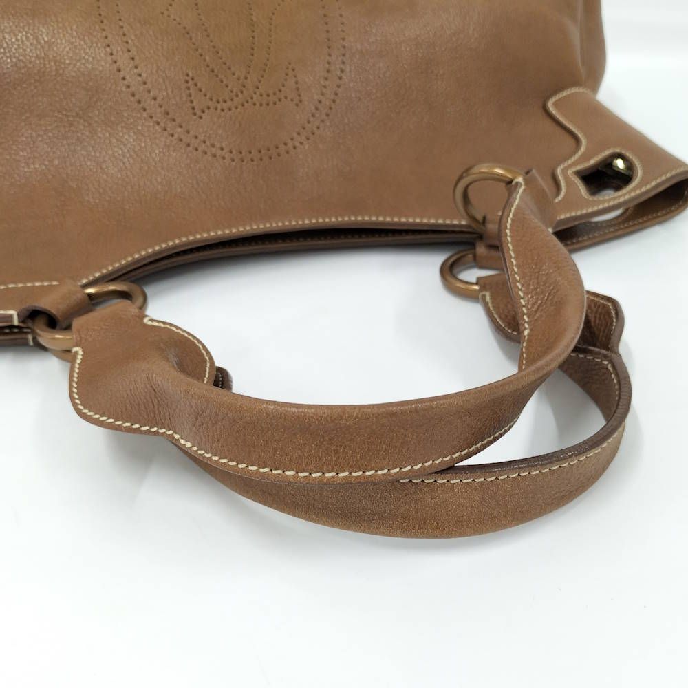 Cartier Marcello Handbag Leather Brown — view 4