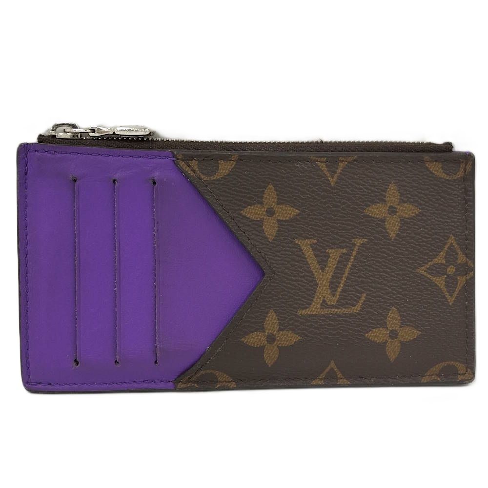 Louis Vuitton Fragment Case Coin Purse Monogram Purple