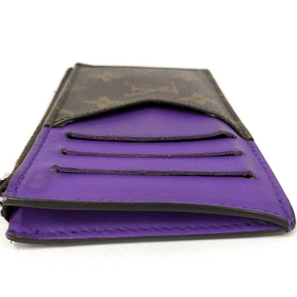 Louis Vuitton Fragment Case Coin Purse Monogram Purple — view 6
