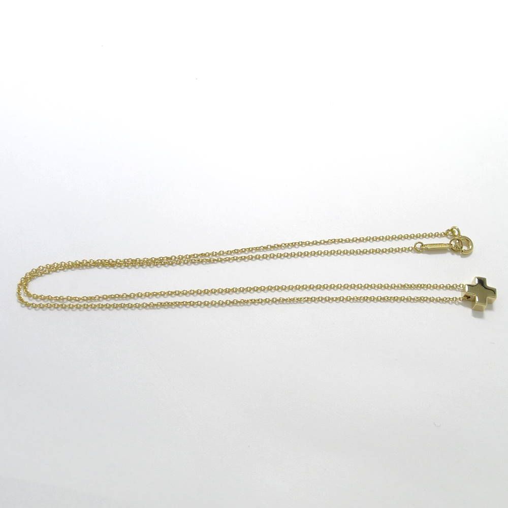 Tiffany & Co Roman Cross Necklace Yellow Gold — view 3