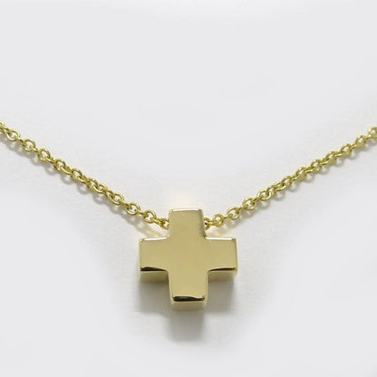 Tiffany & Co Roman Cross Necklace Yellow Gold — view 2