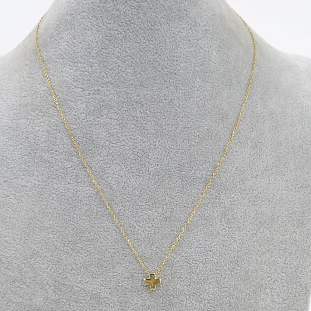 Tiffany & Co Roman Cross Necklace Yellow Gold — view 7