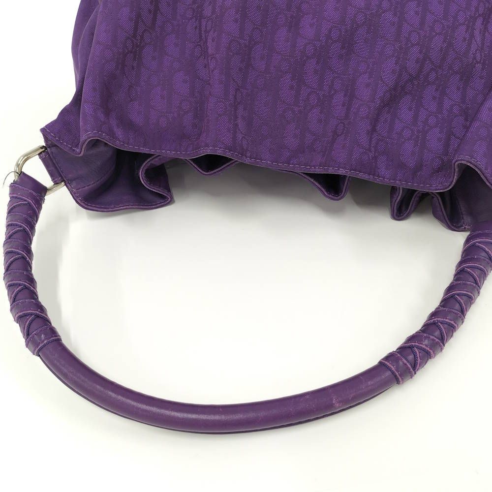 Dior Trotter One Handle Bag Nylon Purple — view 5