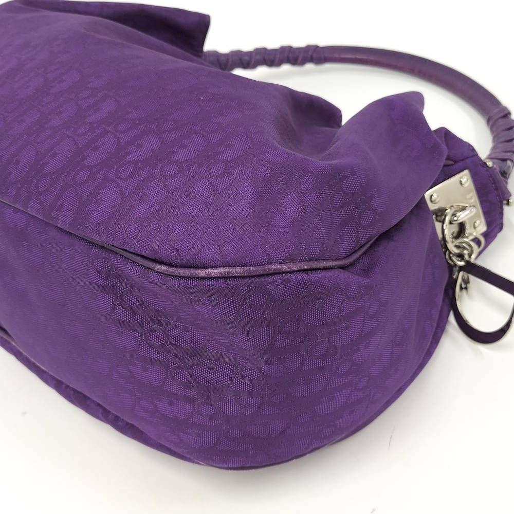 Dior Trotter One Handle Bag Nylon Purple — view 3