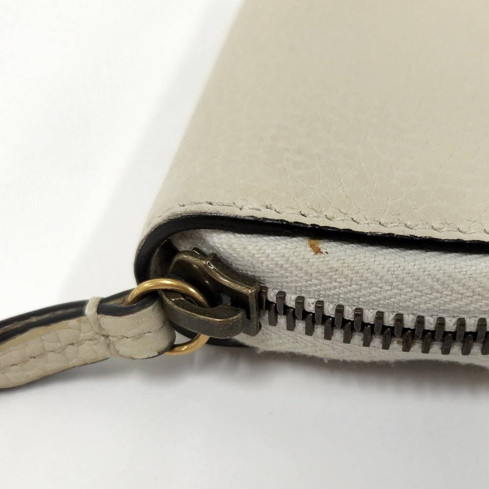 Gucci Coin Purse Bee Leather Beige — view 4