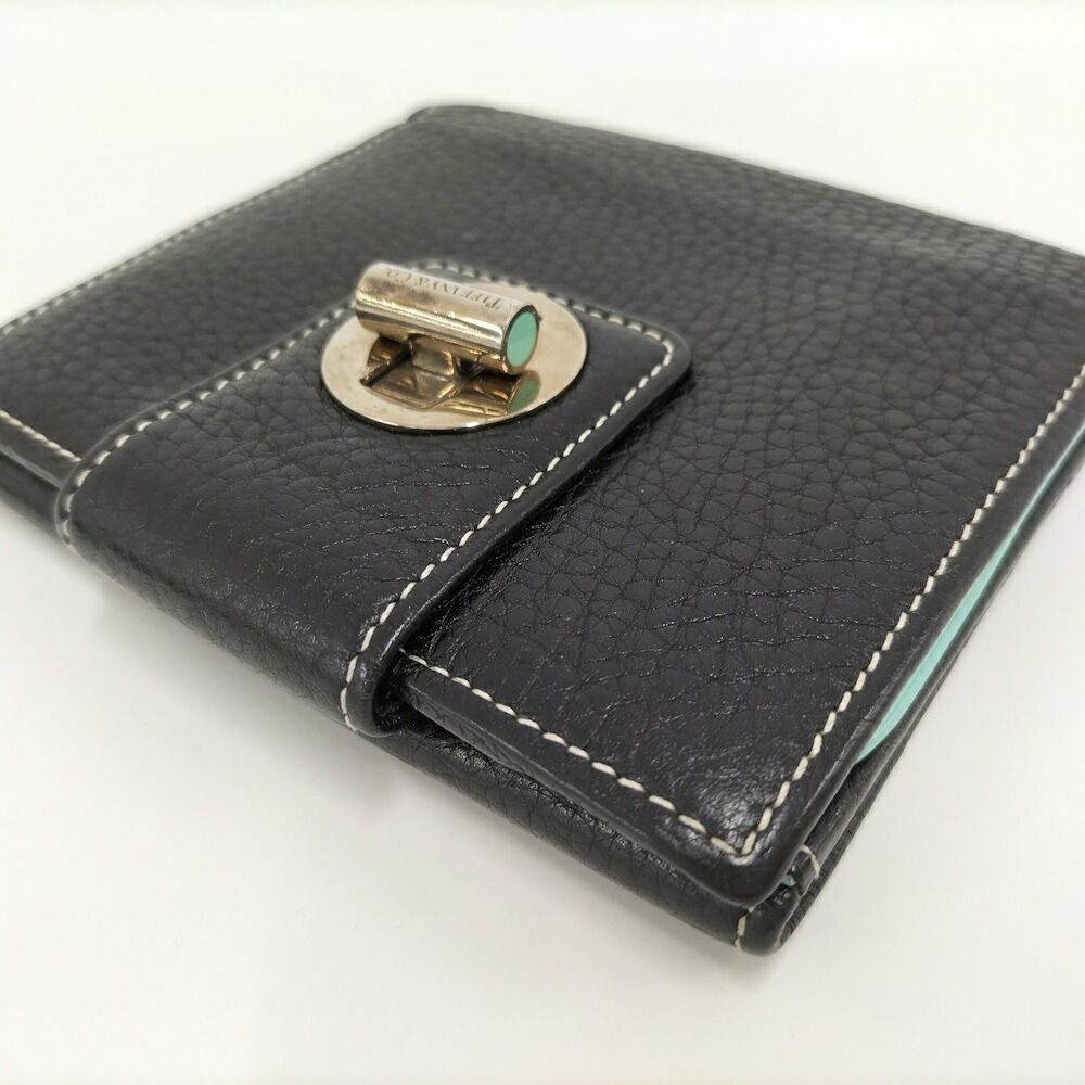 Tiffany & Co Bifold Wallet Leather Black — view 6