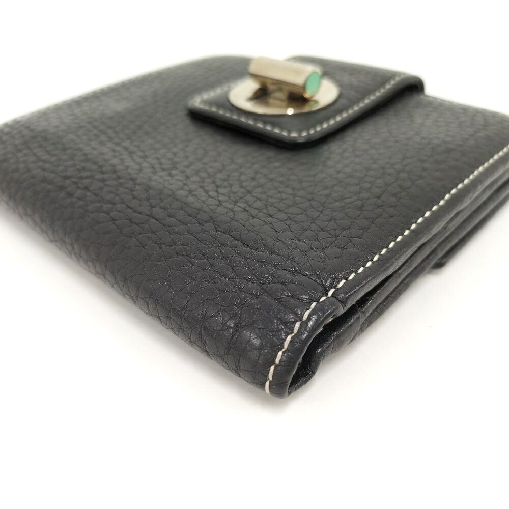 Tiffany & Co Bifold Wallet Leather Black — view 4