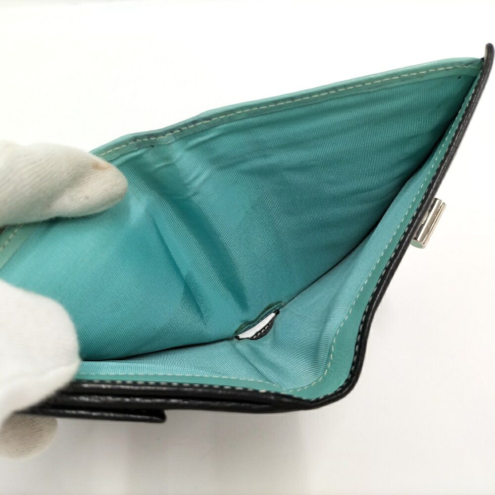 Tiffany & Co Bifold Wallet Leather Black — view 8