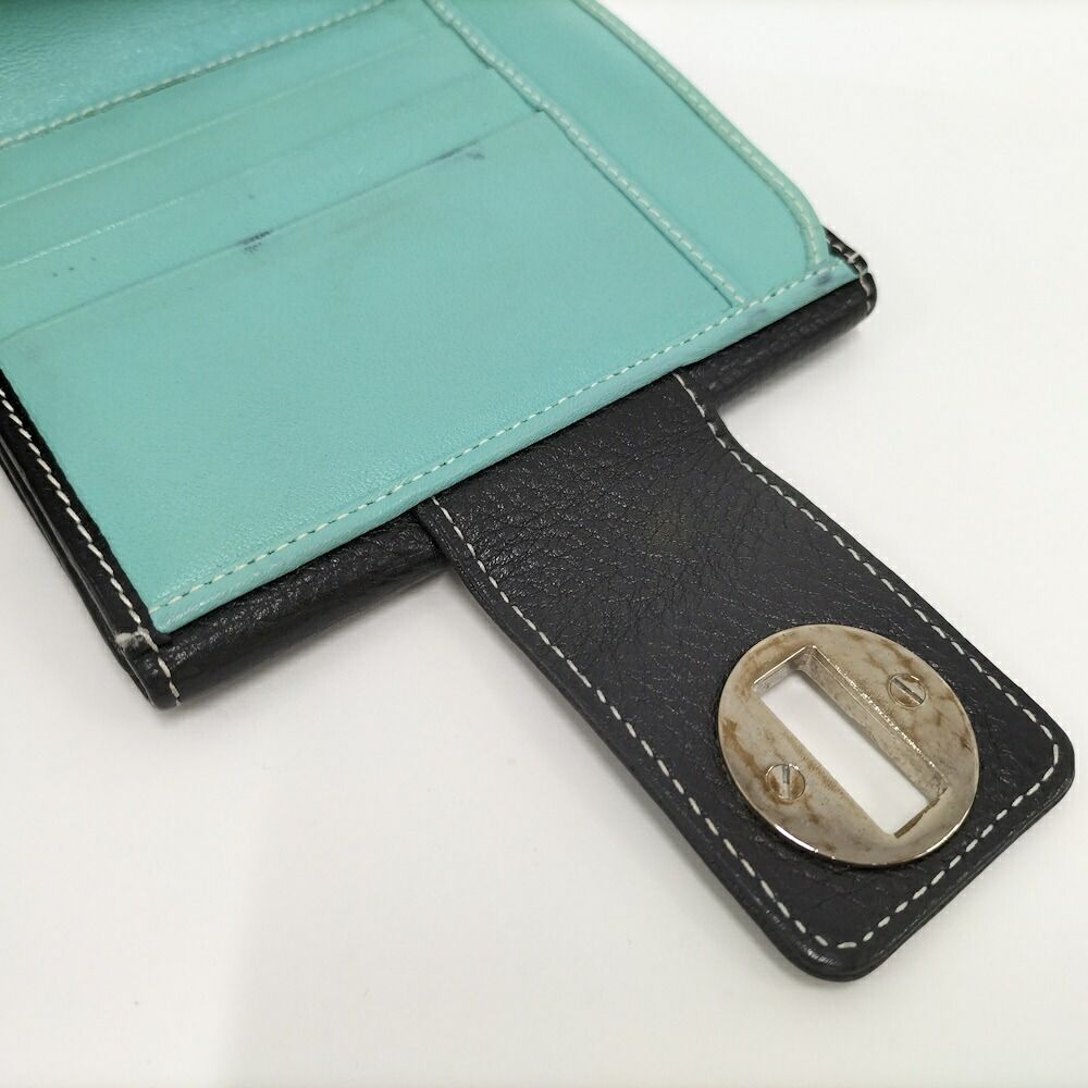 Tiffany & Co Bifold Wallet Leather Black — view 7