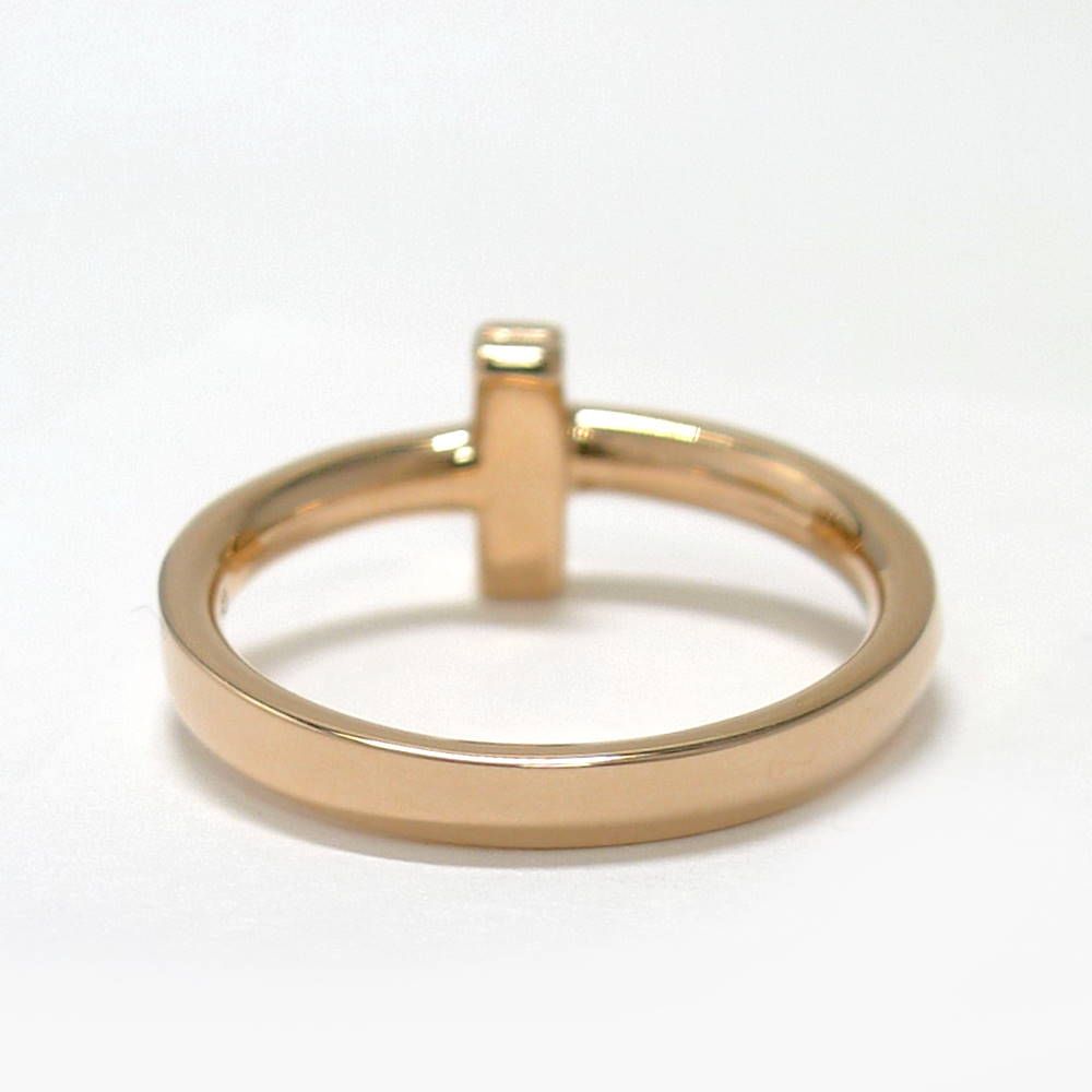 Tiffany & Co T One Ring Pink Gold — view 3