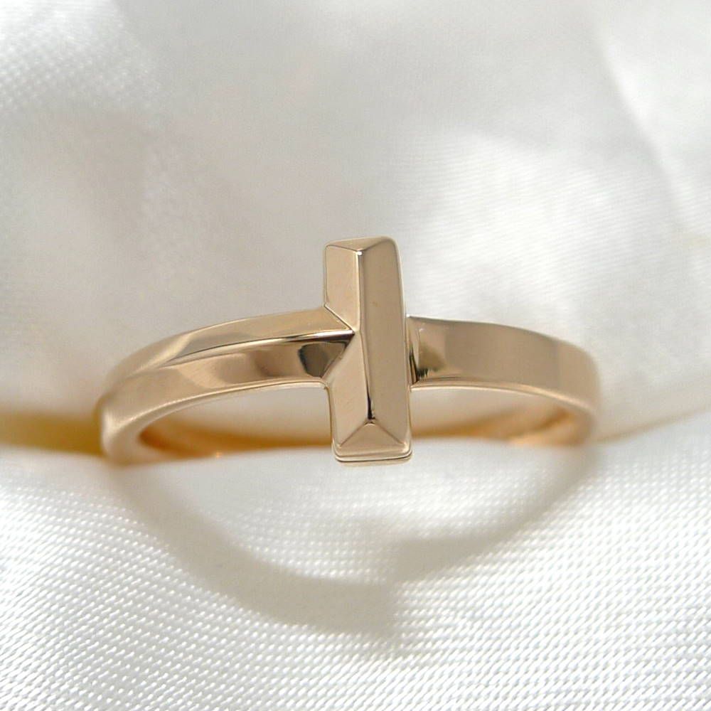 Tiffany & Co T One Ring Pink Gold