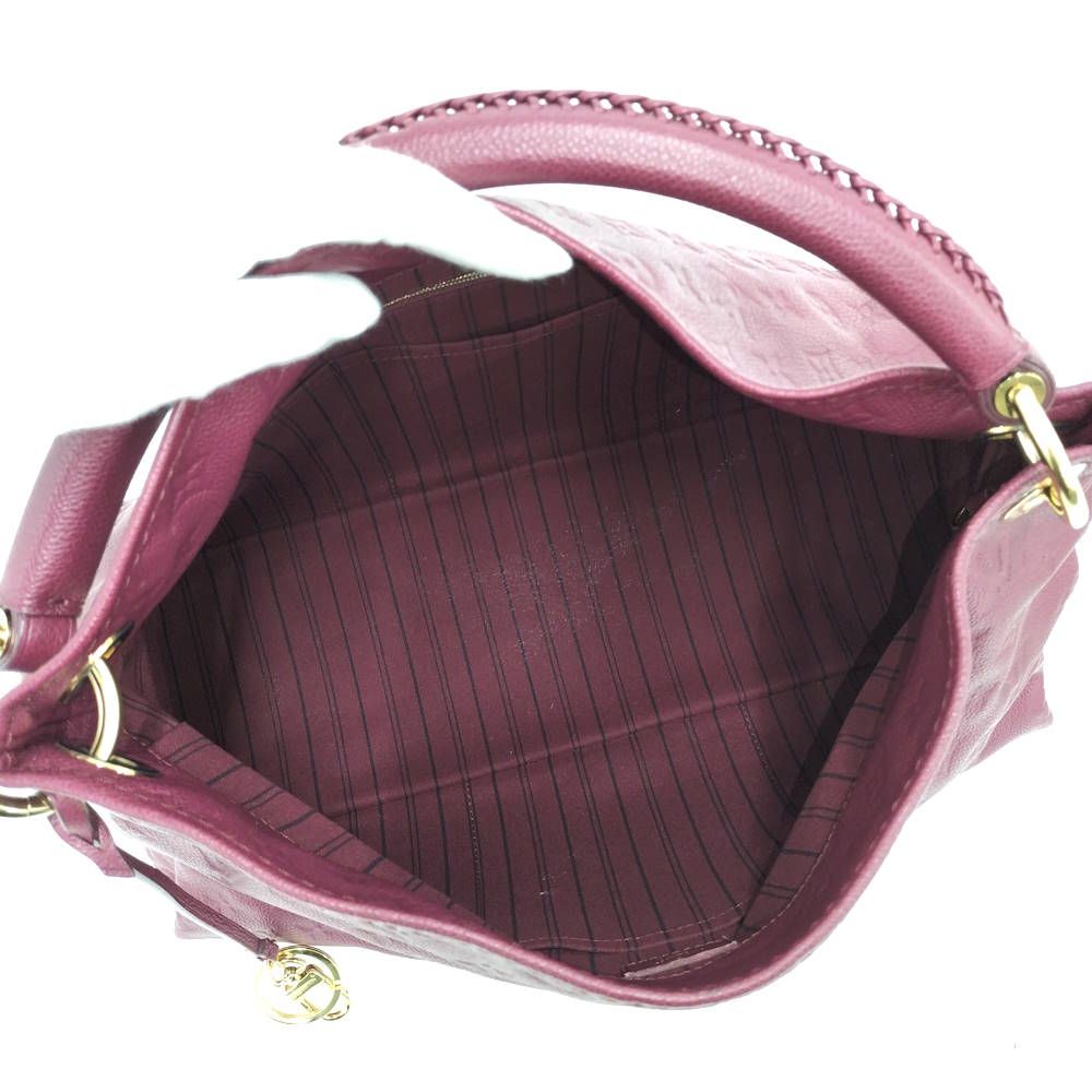 Louis Vuitton Artsy MM One Handle Bag Monogram Empreinte Aurore — view 8