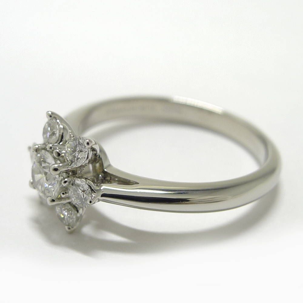 Tiffany & Co Buttercup Ring Platinum Diamond — view 5