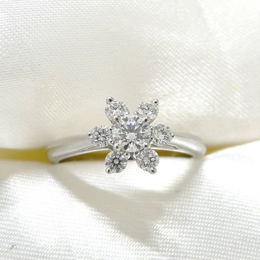 Tiffany & Co Buttercup Ring Platinum Diamond