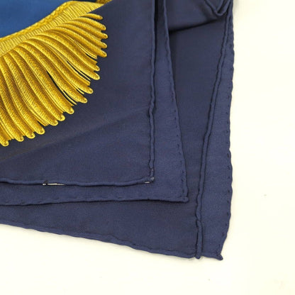 Hermes Carre 90 Scarf Poste Et Cavalerie Silk 100% Navy — view 3