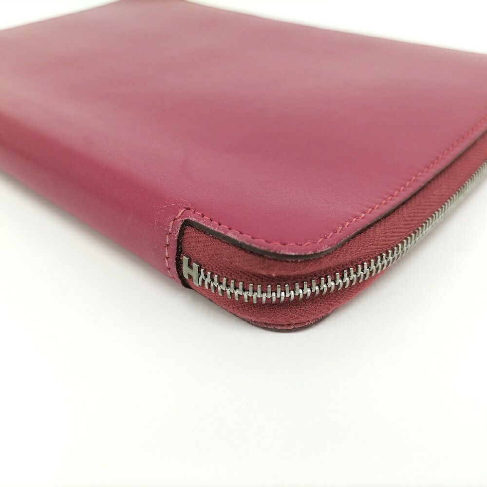 Hermes Agenda Zip Notebook Cover Leather Pink — view 5