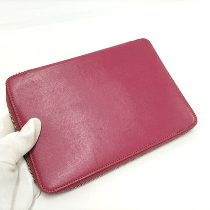 Hermes Agenda Zip Notebook Cover Leather Pink — view 6