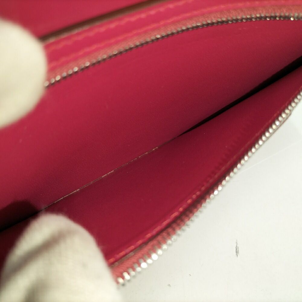 Hermes Agenda Zip Notebook Cover Leather Pink — view 8
