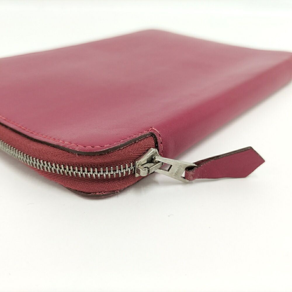 Hermes Agenda Zip Notebook Cover Leather Pink — view 4