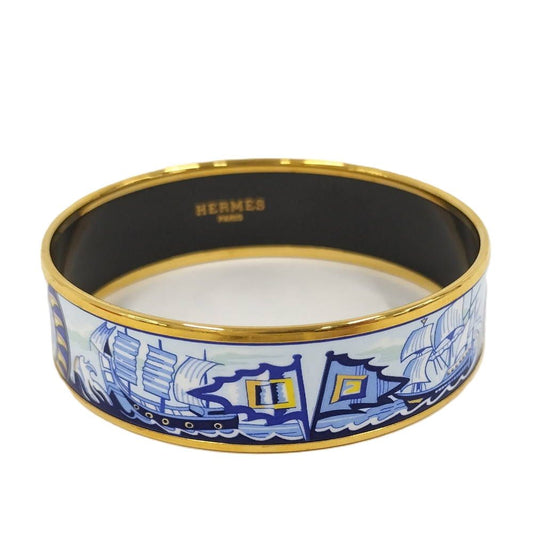 Hermes Enamel Bangle Bracelet