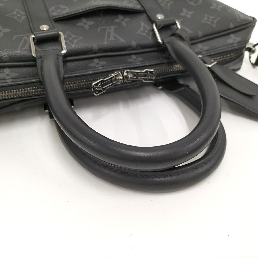 Louis Vuitton Porte Documents Voyage 2-Way Handbag Monogram Eclipse Black — view 6
