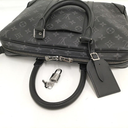 Louis Vuitton Porte Documents Voyage 2-Way Handbag Monogram Eclipse Black — view 8