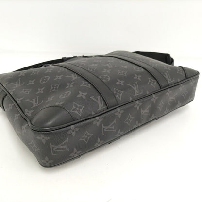 Louis Vuitton Porte Documents Voyage 2-Way Handbag Monogram Eclipse Black — view 4