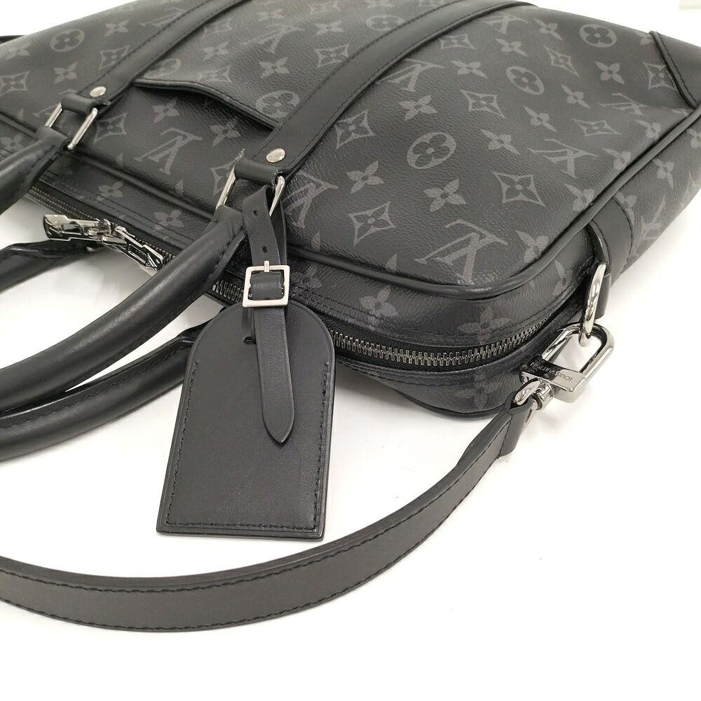 Louis Vuitton Porte Documents Voyage 2-Way Handbag Monogram Eclipse Black — view 5