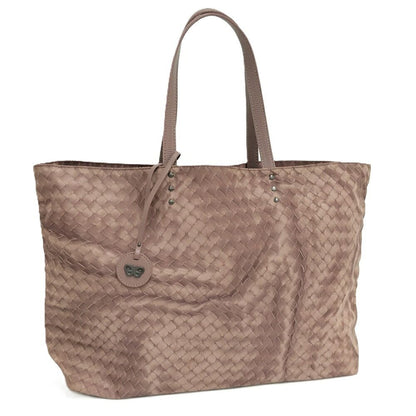 Bottega Veneta Tote Bag Intreccio Nylon Pink