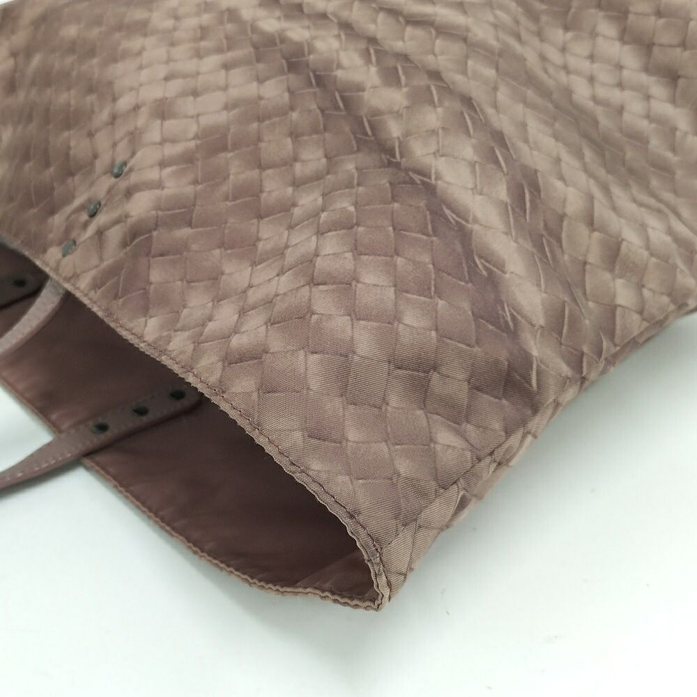 Bottega Veneta Tote Bag Intreccio Nylon Pink — view 5