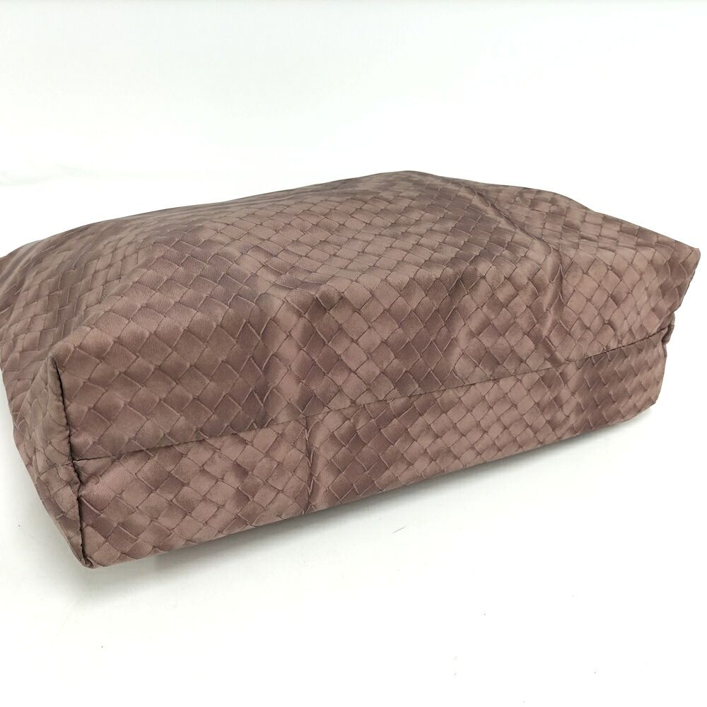 Bottega Veneta Tote Bag Intreccio Nylon Pink — view 4