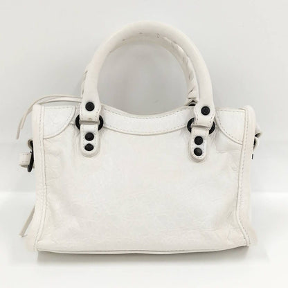 Balenciaga le City Nano 2-Way Bag Leather White — view 2