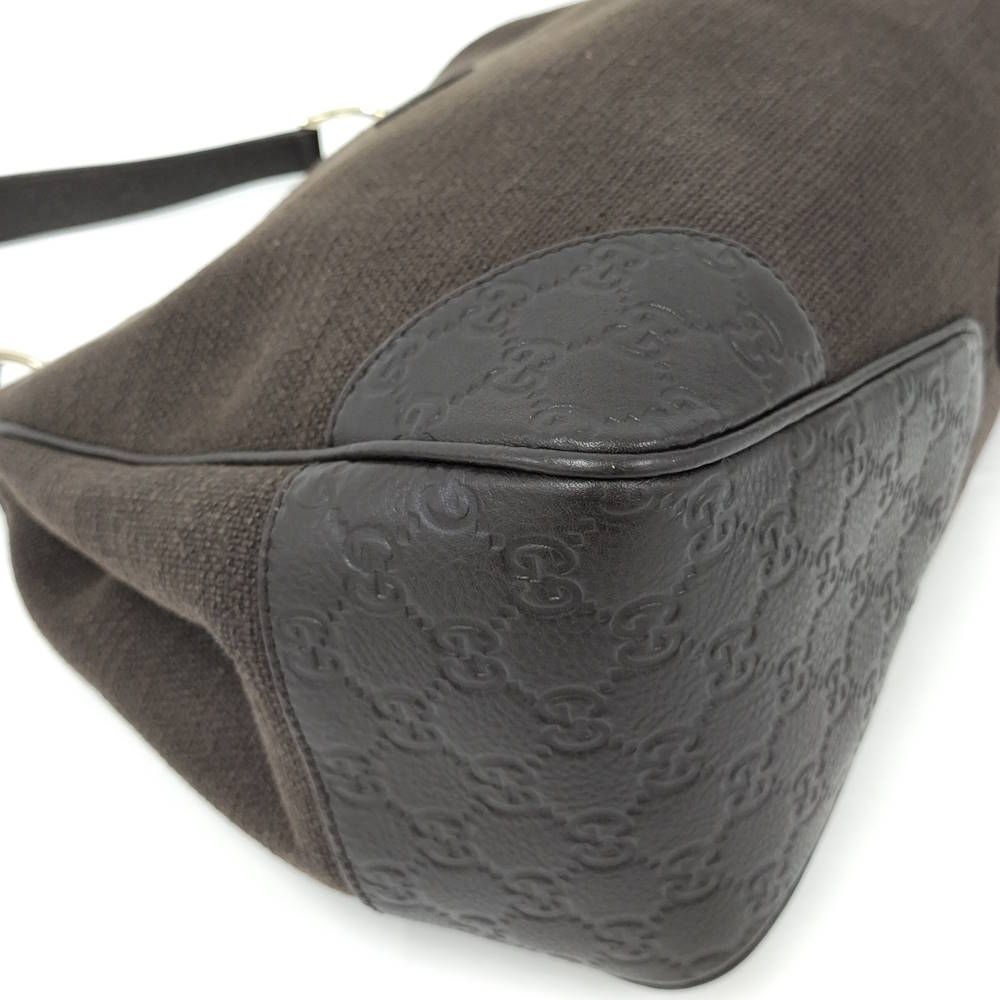 Gucci Tote Bag Guccissima Canvas Brown — view 3