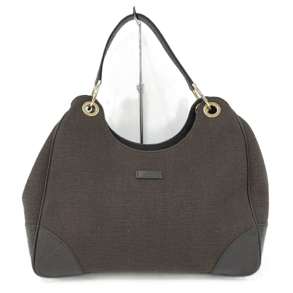 Gucci Tote Bag Guccissima Canvas Brown