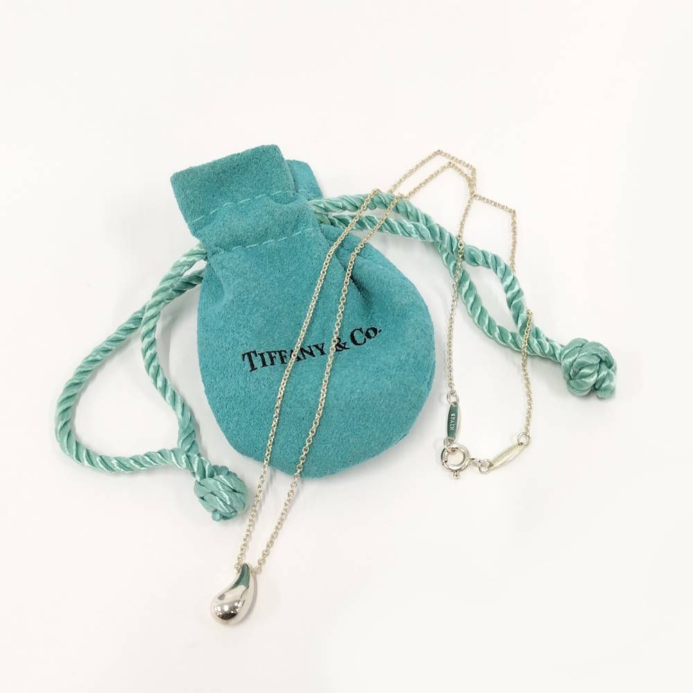 Tiffany & Co Teardrop Pendant Elsa Peretti 925 Sterling Silver — view 8