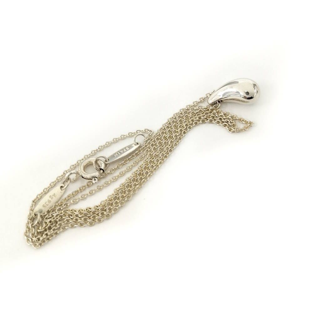 Tiffany & Co Teardrop Pendant Elsa Peretti 925 Sterling Silver — view 4
