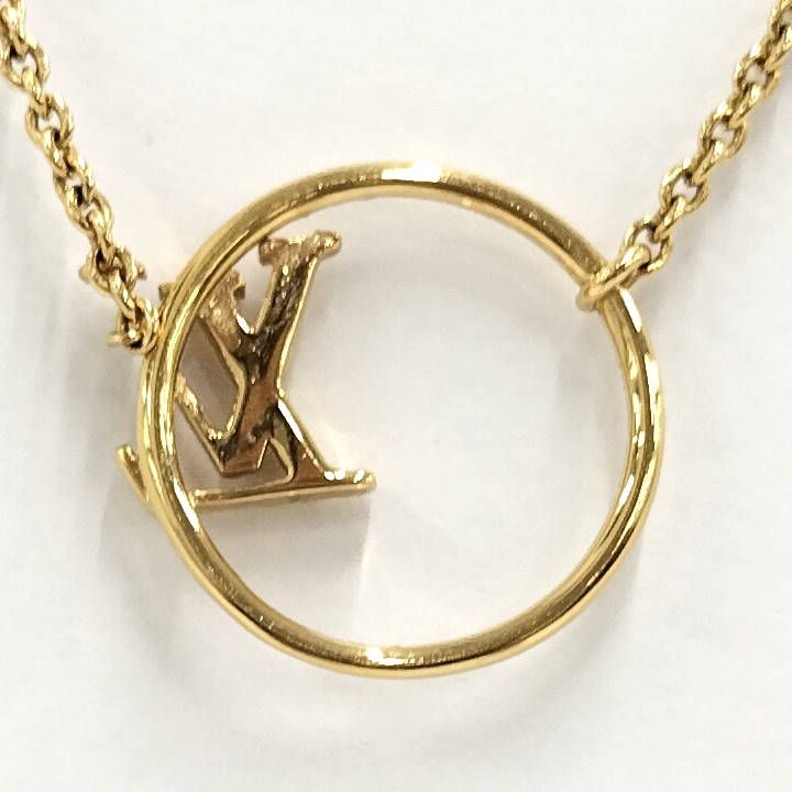 Louis Vuitton Collier LV Eclipse Necklace Gold Plated — view 2