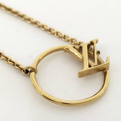 Louis Vuitton Collier LV Eclipse Necklace Gold Plated — view 6